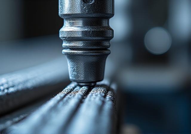 Dettaglio macchinario di test